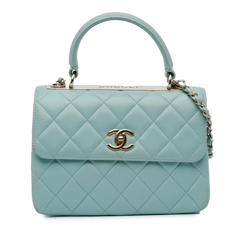 Chanel Pre-Loved Small Quilted Lambskin Trendy CC Flap Handbag