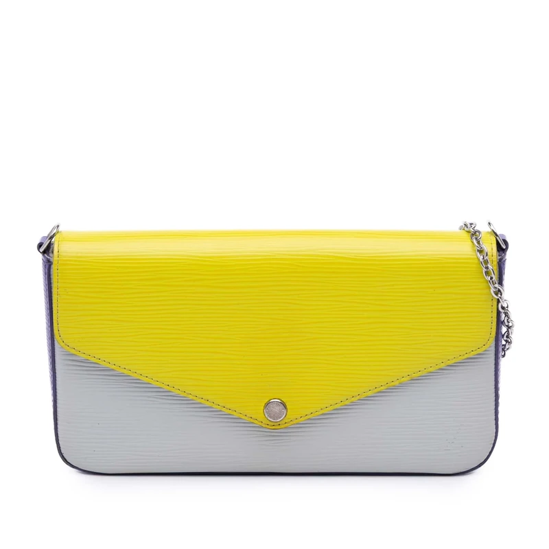 Louis Vuitton Pre-Loved Epi Tricolor Pochette Felicie Crossbody Bag