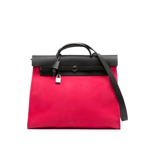 Pre-Loved Toile Herbag Zip 39 Satchel
