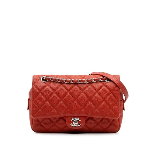 Chanel Pre-Loved Medium Quilted Caviar Easy Flap