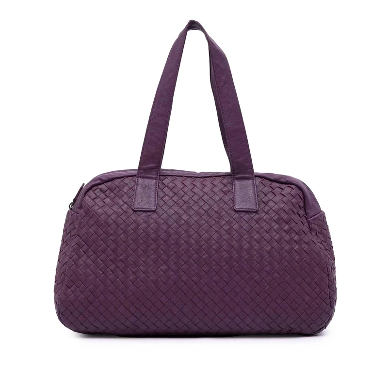 Bottega Veneta Pre-Loved Nappa Intrecciato Shoulder Bag