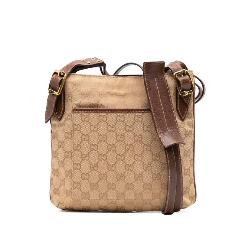 Gucci Pre-Loved GG Canvas Crossbody