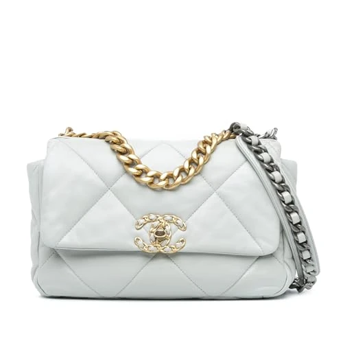 Chanel Pre-Loved Medium Lambskin 19 Flap Handbag