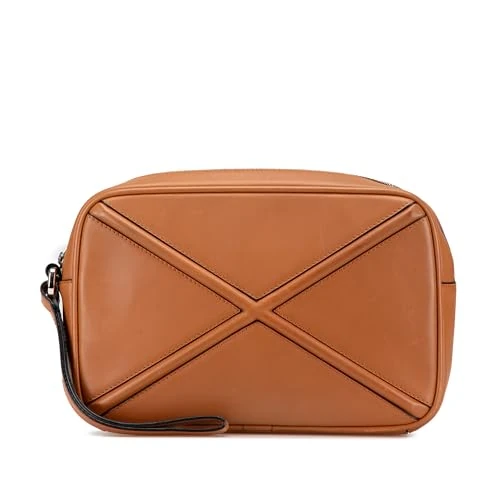 LOEWE Pre-Loved Leather Puzzle Clutch Bag