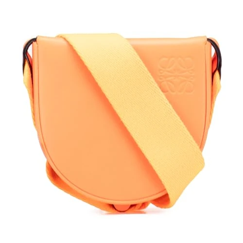 LOEWE Pre-Loved Small Soft Calfskin Heel Pouch Crossbody Bag