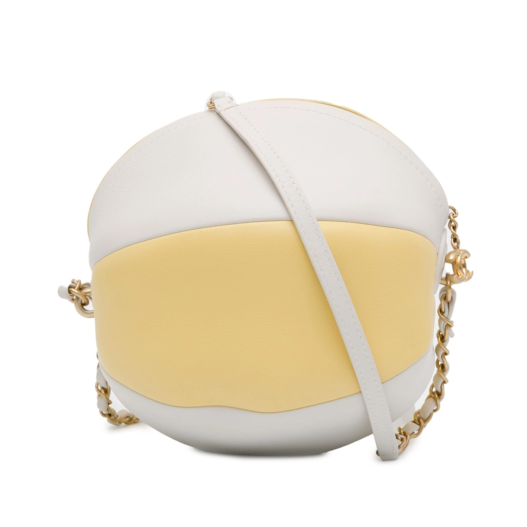 Chanel Pre-Loved Calfskin Coco Beach Ball Bag Shoulder