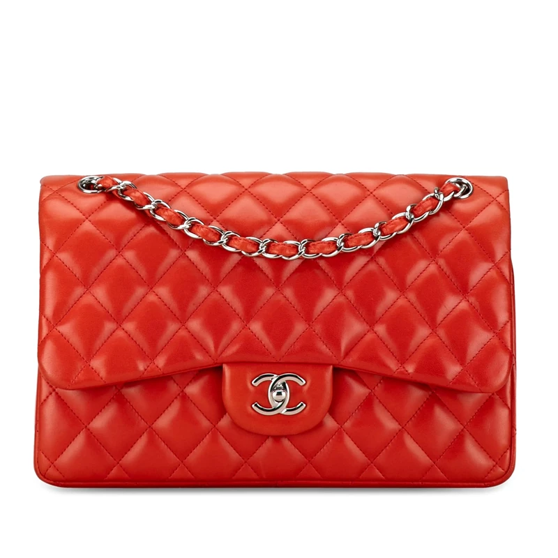 Chanel Pre-Loved Jumbo Classic Lambskin Double Flap