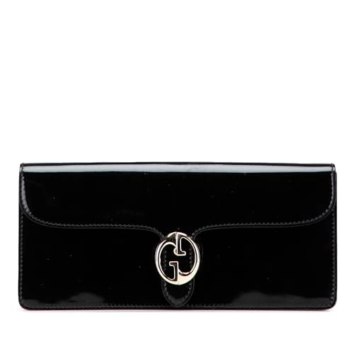 Gucci Pre-Loved Patent 1973 Clutch Bag