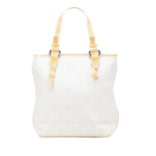 Celine Pre-Loved Macadam Canvas Tote Bag