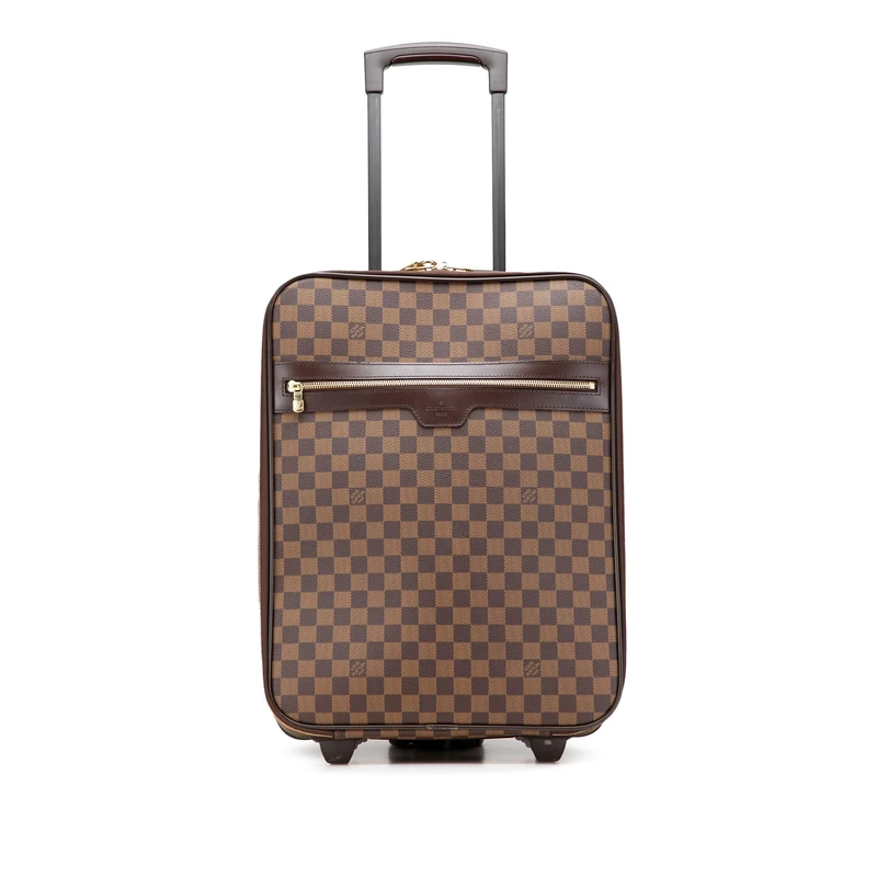 Louis Vuitton Damier Ebene Pegase 45 Handbag - Brown Canvas - Image 1