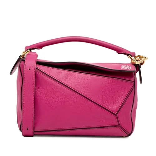 LOEWE Pre-Loved Small Calfskin Puzzle Satchel Handbag
