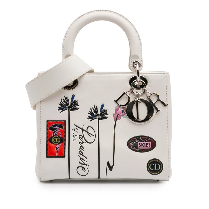 Dior Pre-Loved Medium Lambskin Paradise Lady