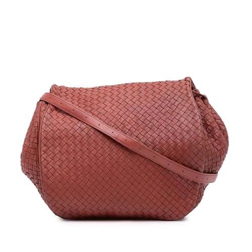 Bottega Veneta Pre-Loved Nappa Intrecciato Flap Crossbody