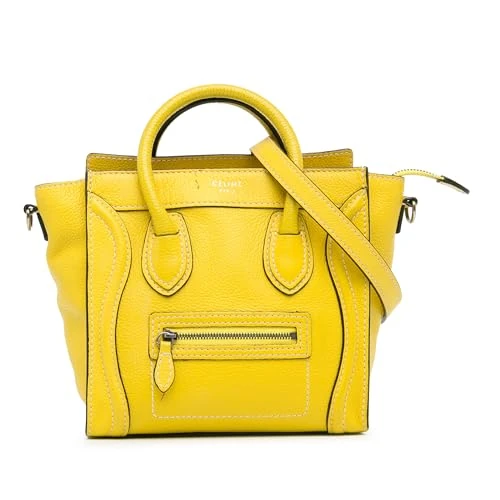 Celine Pre-Loved Nano Luggage Tote Handbag