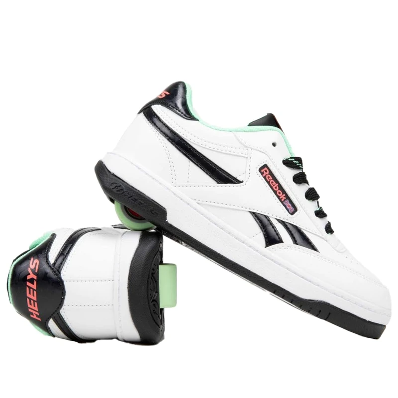 Heelys Unisex Club C Skate Shoe, White, 6 UK