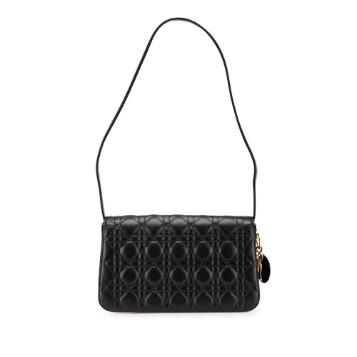 Dior Pre-Loved Lambskin Cannage Shoulder Bag