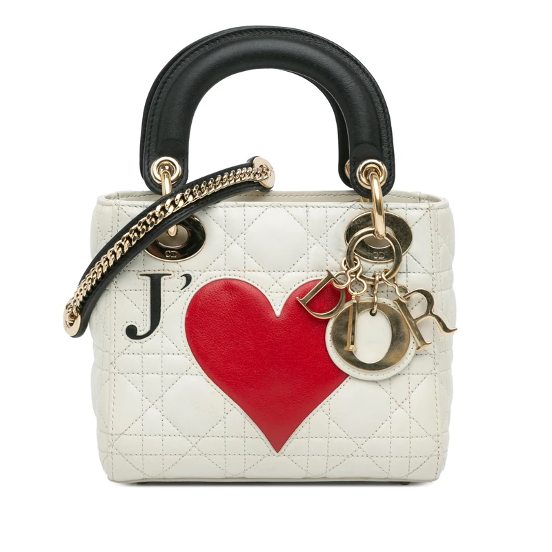 Dior Pre-Loved DiorAmour Chinese Valentines Mini Lambskin Cannage Lady