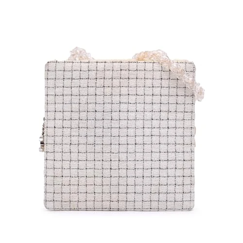 Chanel Pre-Loved Tweed And Resin Zipped Shopping Bag Crossbody