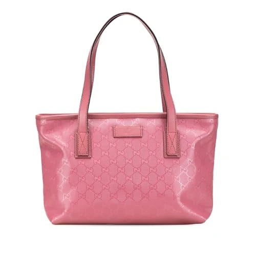 Gucci Small GG Imprime Joy Tote - Pink Coated Canvas