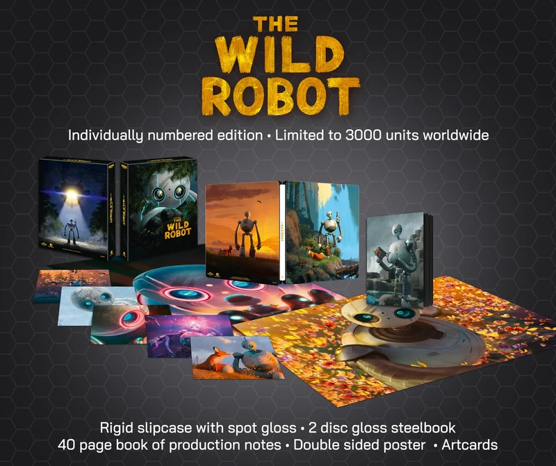 Wild Robot Ultimate Collector’s Edition (UHD & Blu-Ray Steelbook) [Region B]
