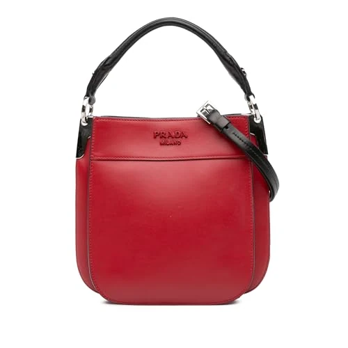 Prada Pre-Loved Small City Calf Margit Satchel