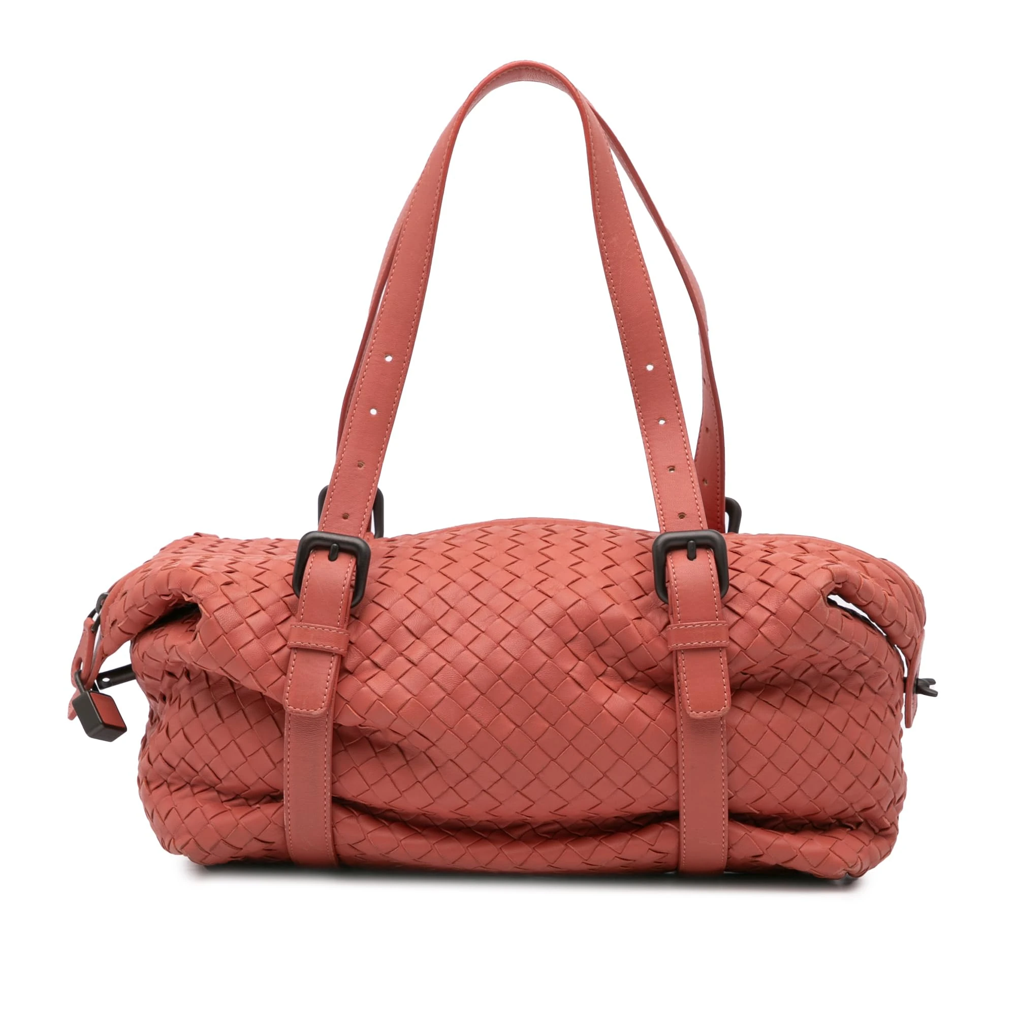 Bottega Veneta Pre-Loved Nappa Intrecciato Montaigne Shoulder Bag