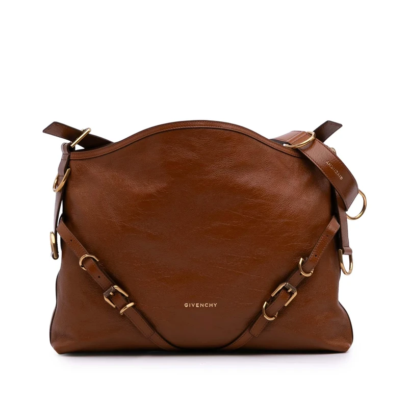 Givenchy Pre-Loved Medium Leather Voyou Crossbody