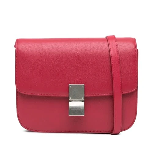 Celine Pre-Loved Small Calfskin Classic Box Crossbody Bag