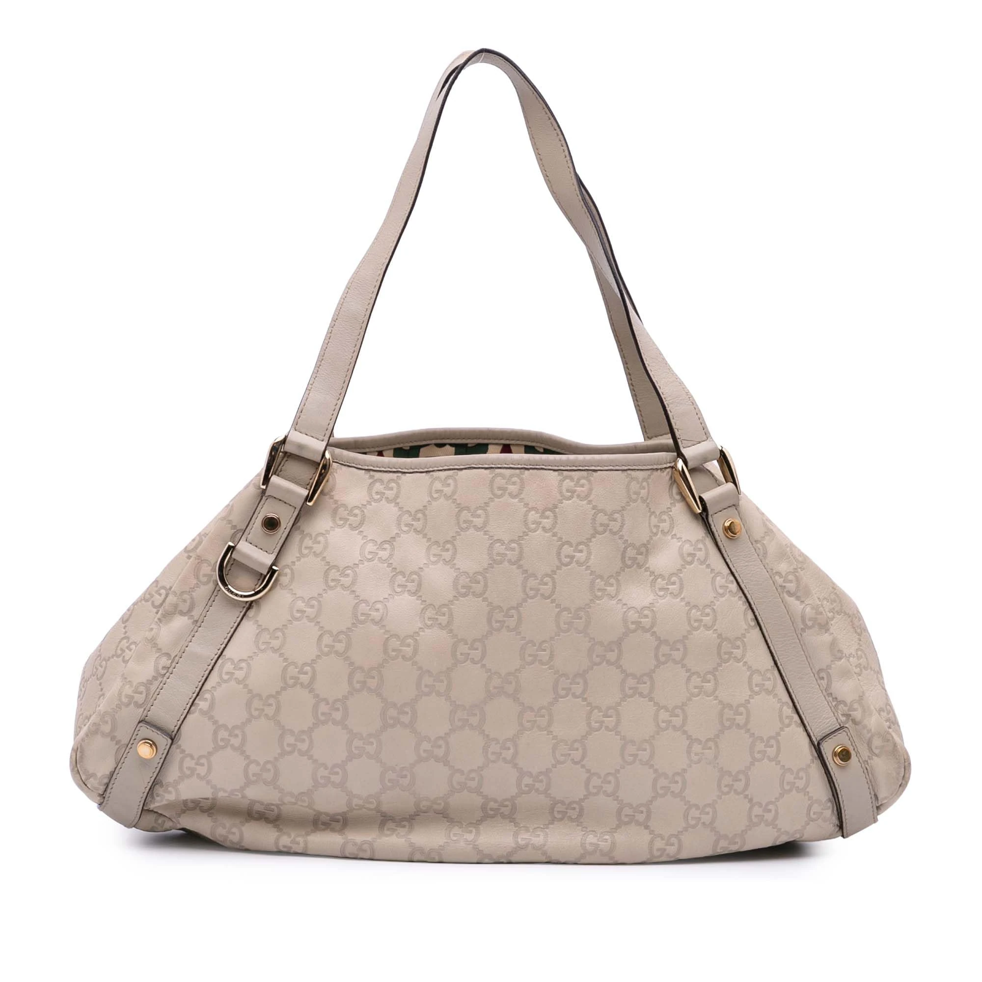 Gucci Pre-Loved Medium Guccissima Abbey D Ring Tote