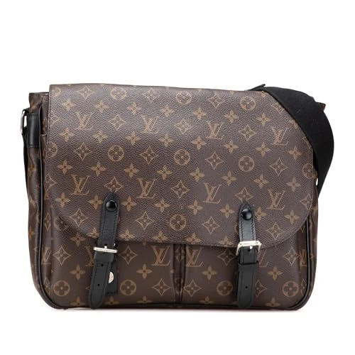Louis Vuitton Pre-Loved Monogram Macassar Christopher Messenger Crossbody Bag