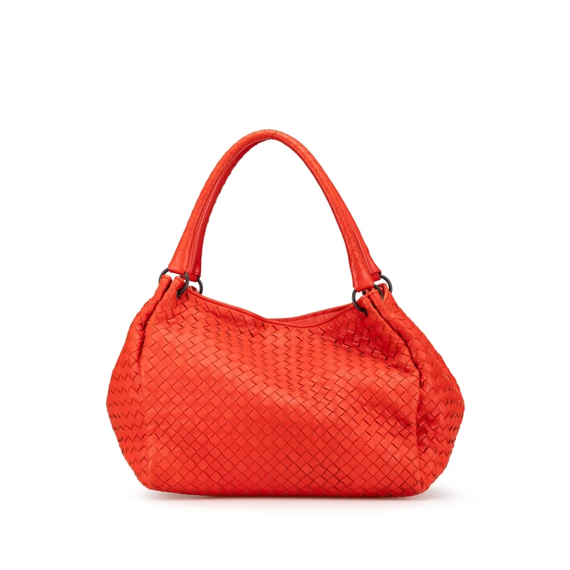 Bottega Veneta Pre-Loved Nappa Intrecciato Parachute Tote