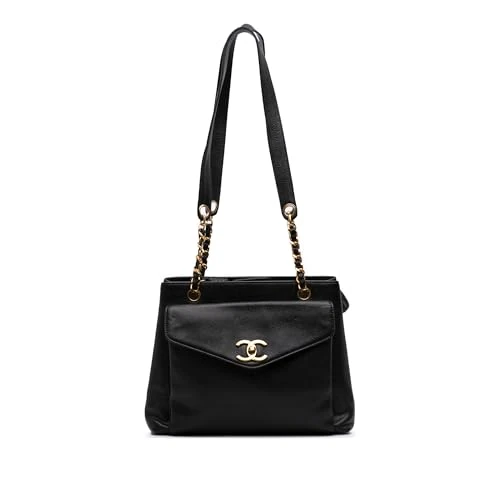 Chanel Pre-Loved CC Caviar Shoulder Bag