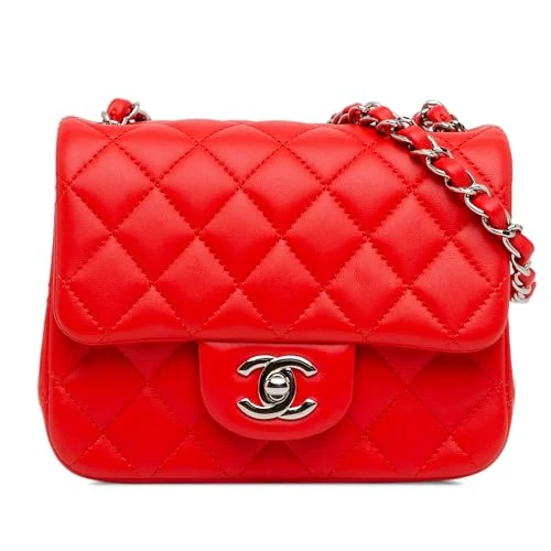 Chanel Pre-Loved Mini Square Classic Lambskin Single Flap