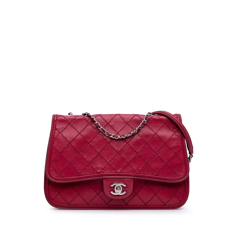 Chanel Pre-Loved Medium Stitched Calfskin Citizen Flap