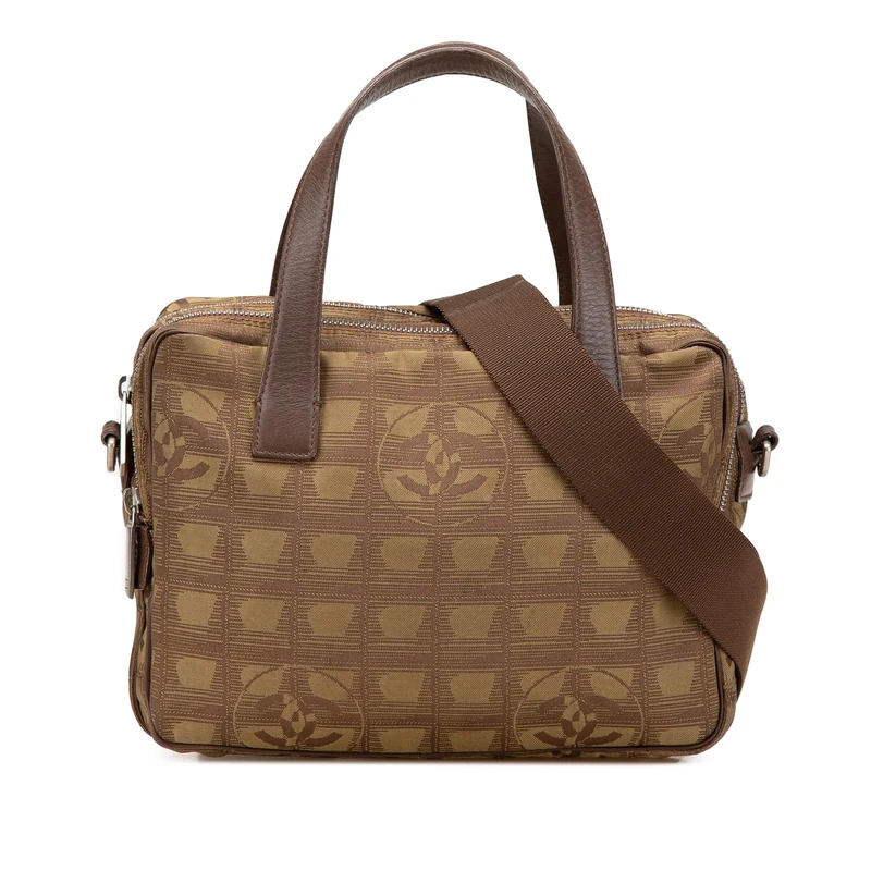 Chanel Pre-Loved New Travel Line Nylon Satchel