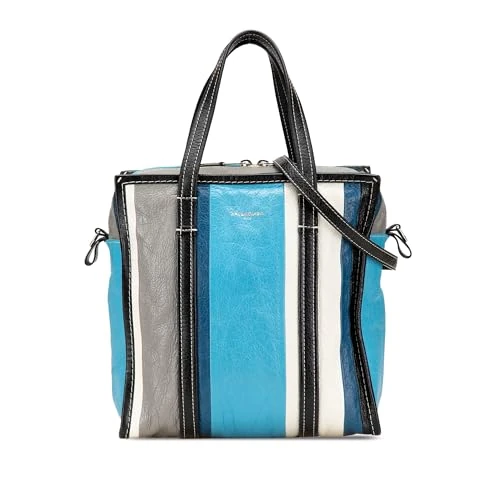 Balenciaga Pre-Loved S Lambskin Bazar Shopper Satchel Handbag