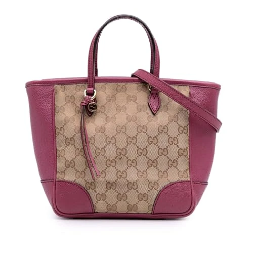 Gucci Pre-Loved Small GG Canvas Bree Satchel Handbag