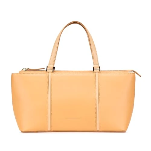 BURBERRY Pre-Loved Leather Tote Bag