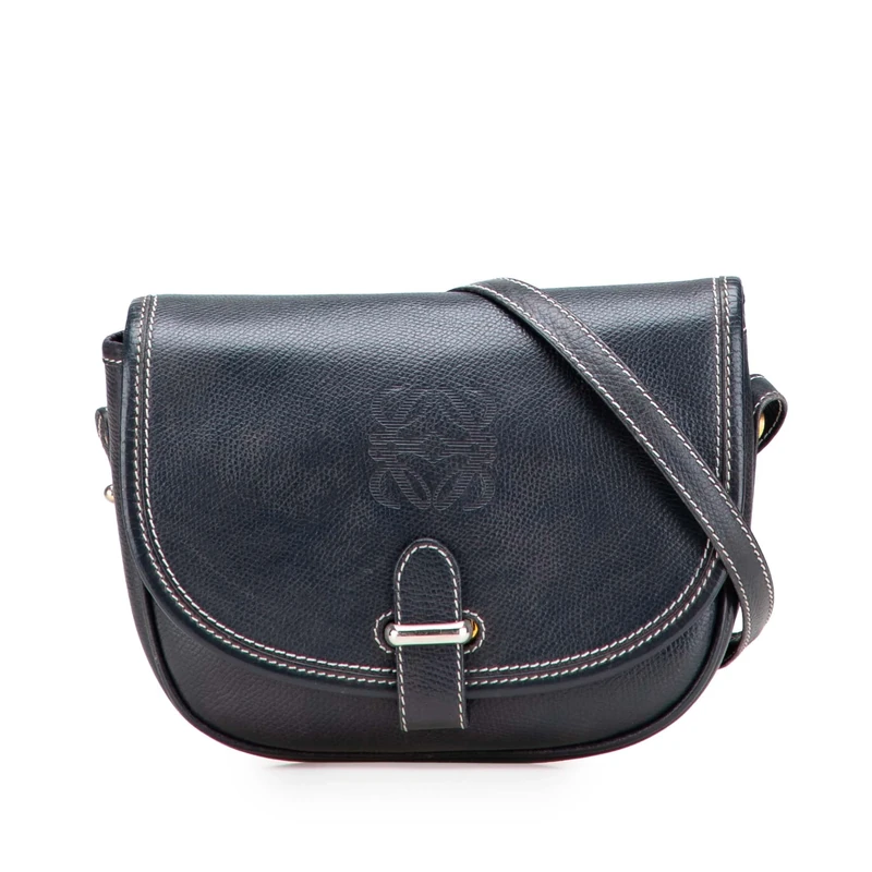 Pre-Loved Leather Anagram Crossbody