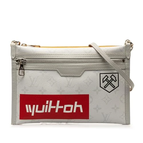 Louis Vuitton Pre-Loved Monogram Antartica Double Flat Messenger Crossbody Bag