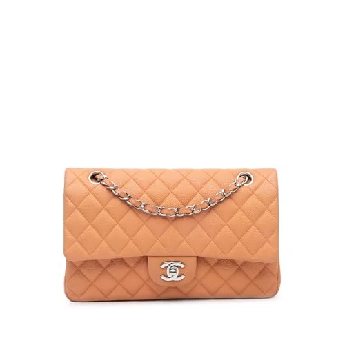 Chanel Pre-Loved Medium Classic Caviar Double Flap Shoulder Bag