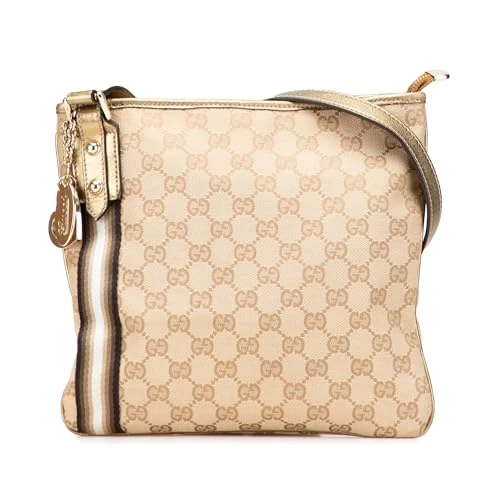 Gucci Pre-Loved GG Canvas Jolicoeur Crossbody Bag
