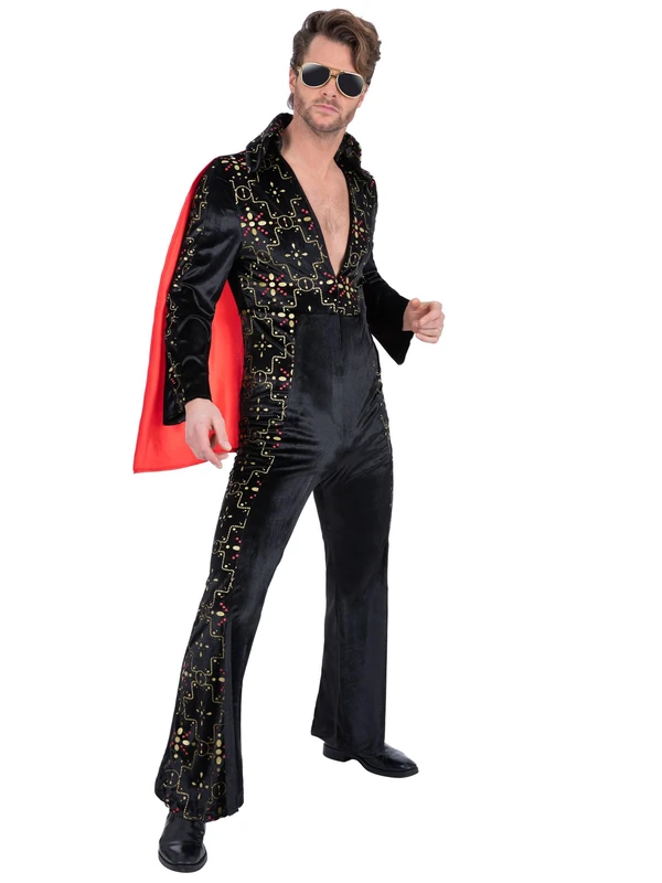 Smiffys Official Licensed Elvis Presley rhinestone costume for adults