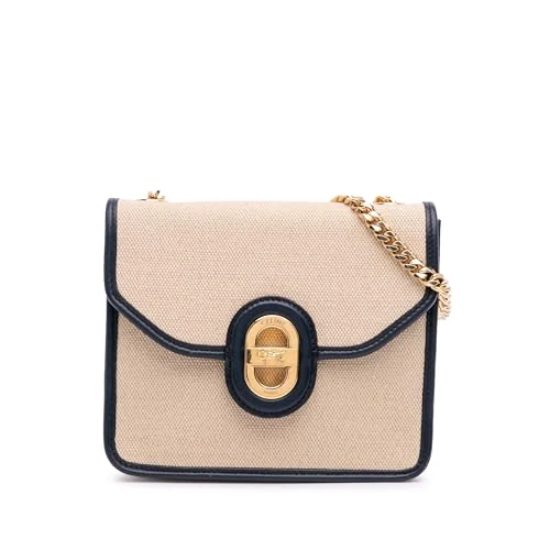 Celine Sulky Clutch With Chain Shoulder Bag - Navy Blue - Image 1