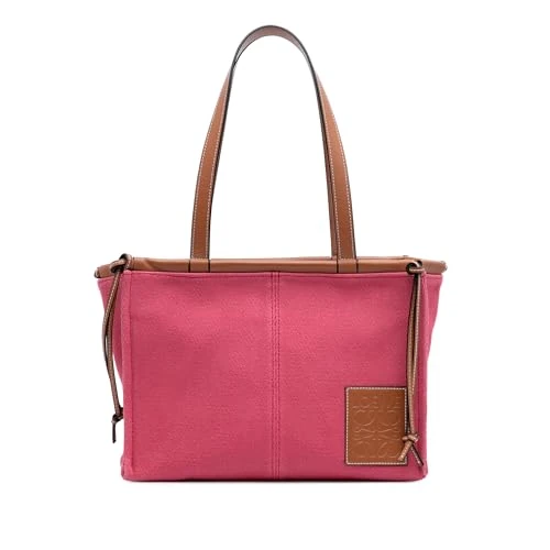 LOEWE Pre-Loved Small Canvas Cushion Tote Bag