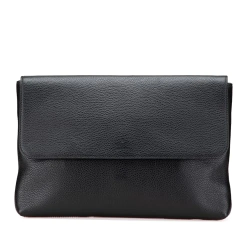 Gucci Pre-Loved Pebbled Calfskin Portfolio Clutch