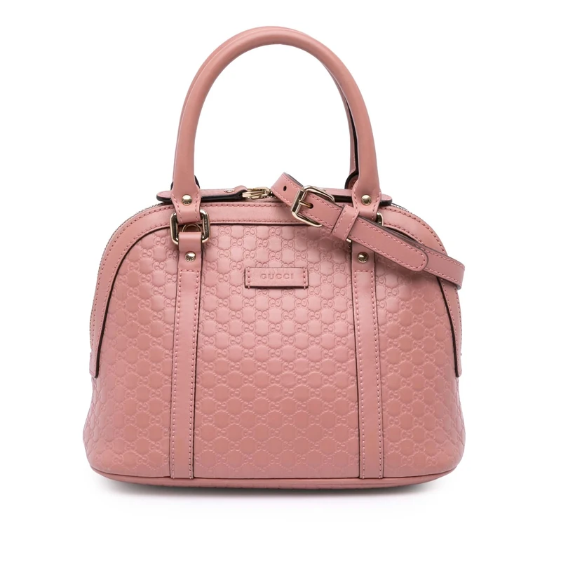 Gucci Pre-Loved Mini Microguccissima Dome Satchel Handbag