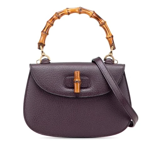 Gucci Pre-Loved Calfskin Bamboo Night