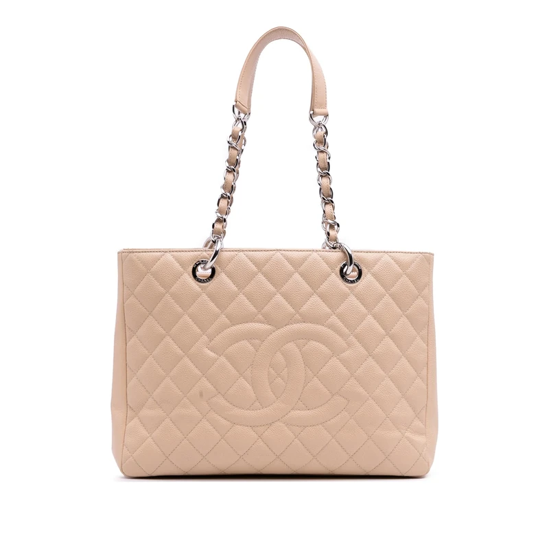 Chanel Pre-Loved Caviar Grand Shopping Tote