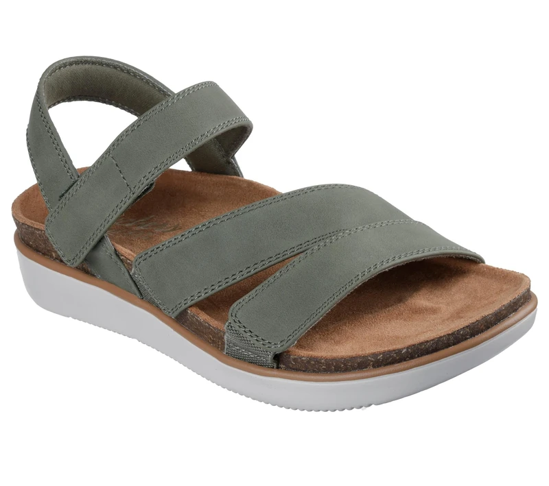 Skechers Lifted Comfort Womens Vegan Adjustable Strap Sandals - Image 1